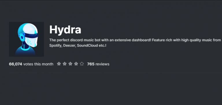 Hydra bot discord команды